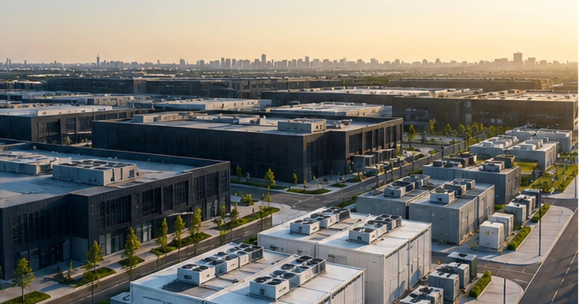 Large-scale power and data center infrastructure